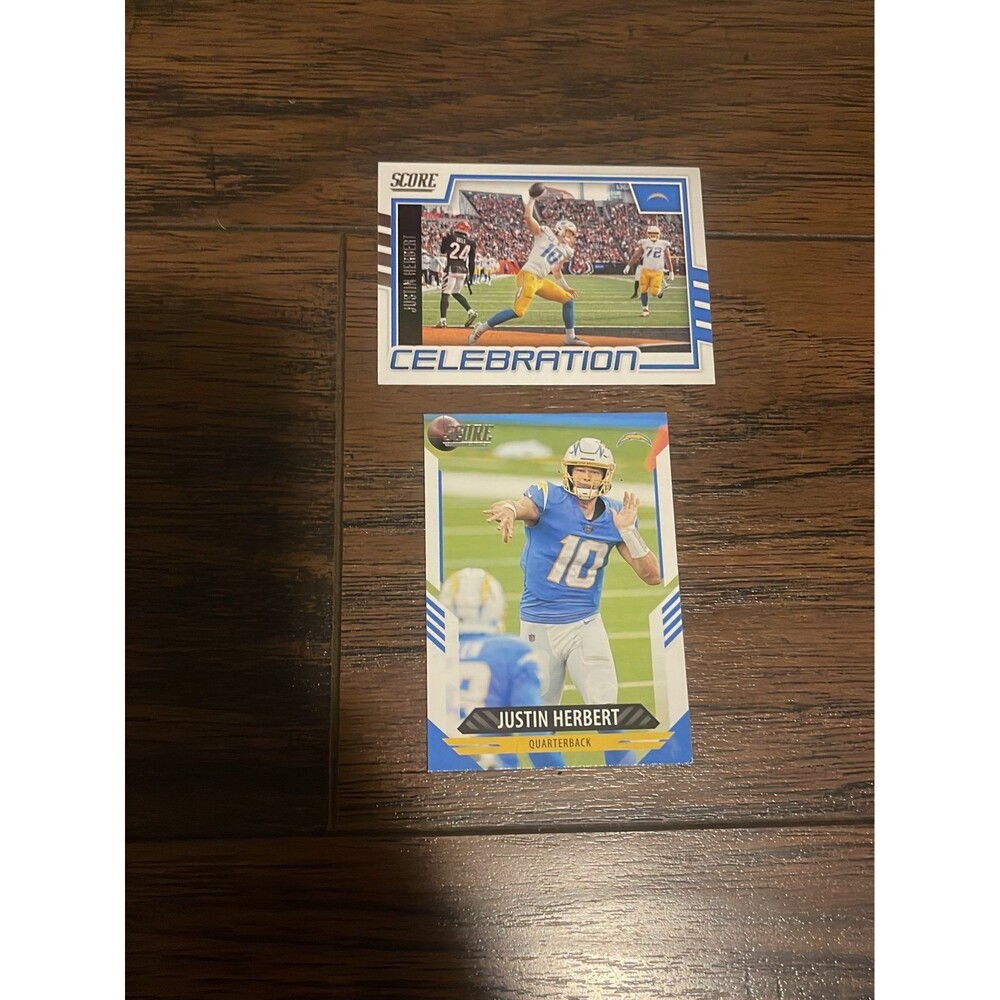 Justin Herbert 2 card lot